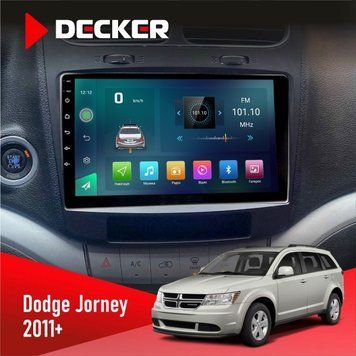 Штатна магнітола Dodge Jorney 2011+ Decker D9-003 6x128, DSP, 4G, 2k НФ-00004643 фото