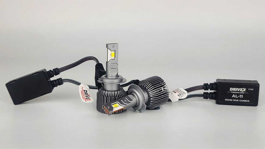 Світлодіодні лампи DriveX AL-11 H7 5.5K 50W 9-36V DX-1288 фото