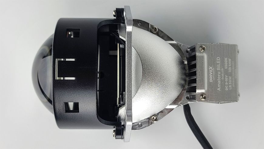 BiLED модуль основного світла DriveX BiLED Amateru 3.0" 52/70W 5500К Dual chip CAN DX-1141 фото