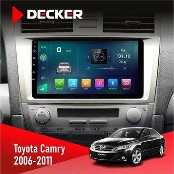 Штатна магнітола Toyota Camry 40 2006-2011 Decker D9-003 6x128, DSP, 4G, 2k НФ-00004819 фото