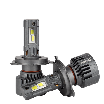 Світлодіодні лампи DriveX Світлодіодні лампи серії AL-15 H4 H/L 65W 9-60V 5.5K к-т. DX-23818 фото