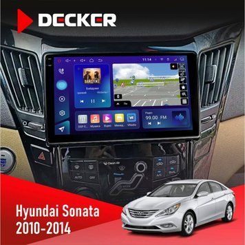 Штатна магнітола Hyundai Sonata (YF) 2010-2014 CAN Decker D9-005 4x64, DSP, 360, 4G, 2k НФ-00008214 фото