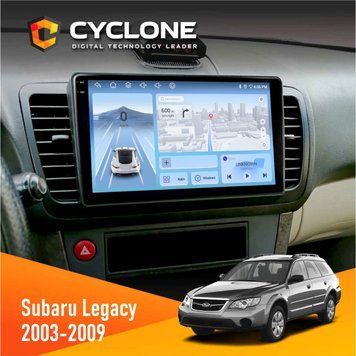 Штатна магнітола Subaru Legacy 2003-2009 Cyclone C9-009 4x64, DSP, 4G, 2k НФ-00008034 фото