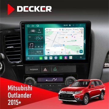 Штатна магнітола Mitsubishi Outlander 2015+ Decker D10-004 6x128, DSP, 360, 2k НФ-00007365 фото