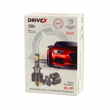 Світлодіодні лампи DriveX UL-01 H4/H19 5.5K 65W CAN DX-3304 фото