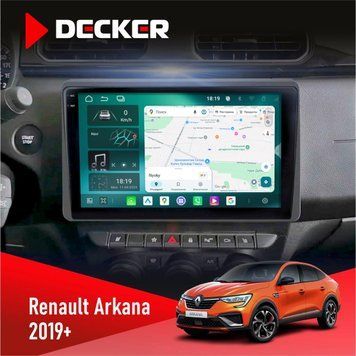Штатна магнітола Renault Arkana 2019+ Decker D10-004 6x128, DSP, 360, 2k НФ-00007401 фото