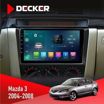 Штатна магнітола Mazda 3 2004-2008 Decker D9-003 6x128, DSP, 4G, 2k НФ-00004717 фото