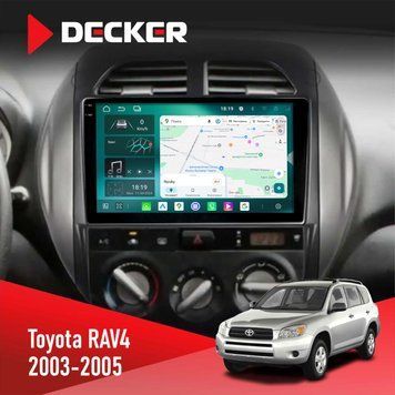 Штатна магнітола Toyota RAV4 2003-2005 Decker D9-004 6x128, DSP 360, 2k НФ-00009101 фото
