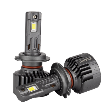 Світлодіодні лампи DriveX Світлодіодні лампи серії AL-15 H7/H18 65W 9-60V 5.5K к-т. DX-23823 фото
