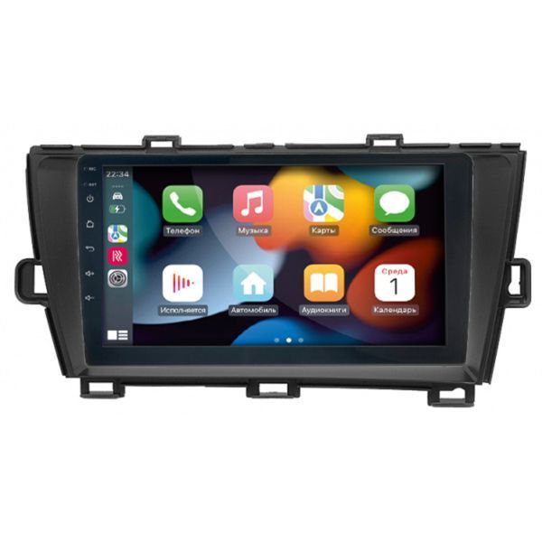 Штатна магнітола Toyota Prius 2009-2016 Black Decker D9-001 4x64, DSP НФ-00005138 фото