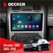 Штатна магнітола Chrysler 300c 2004-2010 Decker D9-003 6x128, DSP, 4G, 2k НФ-00004641 фото 1