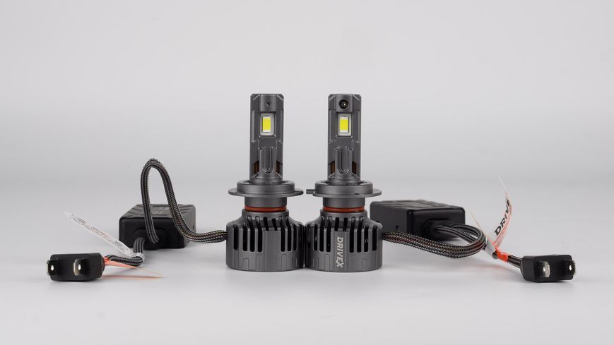 Світлодіодні лампи DriveX Світлодіодні лампи серії AL-15 H7/H18 65W 9-60V 5.5K к-т. DX-23823 фото