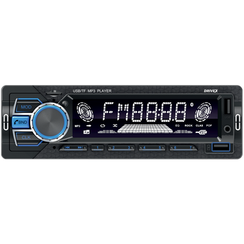 Автомагнітола 1-Din DriveX MPU-107 4х45Вт BT APP DX-2423 фото