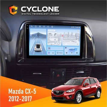 Штатна магнітола Mazda CX-5 2012-2017 Cyclone C9-009 4x64, DSP, 4G, 2k НФ-00007939 фото