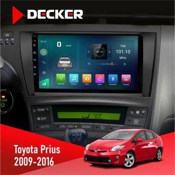 Штатна магнітола Toyota Prius 2009-2016 Black Decker D9-003 6x128, DSP, 4G, 2k НФ-00005140 фото
