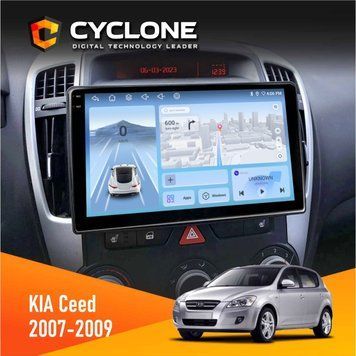 Штатна магнітола KIA Ceed 2007-2009 Cyclone C9-009 4x64, DSP, 4G, 2k НФ-00007902 фото