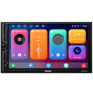 Автомобільна мультимедійна система DriveX UN31 AND 7" 4-Cores/2+32GB/Android 10.0/4x45Вт/1024x600 DX-2542 фото