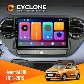 Штатна магнітола Hyundai I10 2013-2015 Cyclone C9 CPL 2x32 НФ-00004293 фото