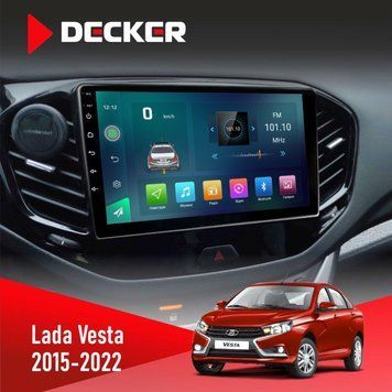 Штатна магнітола Lada Vesta 2015-2022 Decker D9-003 6x128, DSP, 4G, 2k НФ-00004368 фото