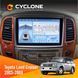 Штатна магнітола Toyota Land Cruiser (100) 2003-2008 Cyclone C10-005 4x64, 4G, DSP, 2k НФ-00007772 фото 1