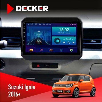 Штатна магнітола Suzuki Ignis 2016+ Decker D9-001 4x64, DSP НФ-00004018 фото
