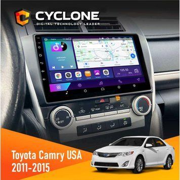 Штатна магнітола Toyota Camry 2011-2015 USA Cyclone C10-002 2x32, 4G, 2k НФ-00004520 фото