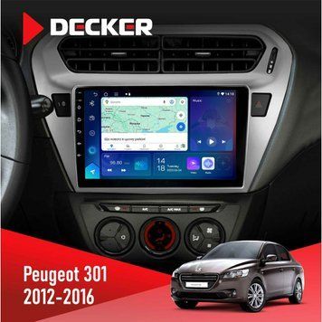 Штатна магнітола Peugeot 301 2012-2016 Black Decker D9-007 4x64 DSP 360 4G НФ-00008977 фото