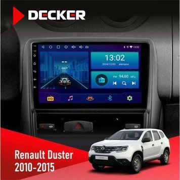Штатна магнітола Renault Duster 2010-2015 ISO Decker D9-002 6x128, DSP, 360 НФ-00003796 фото