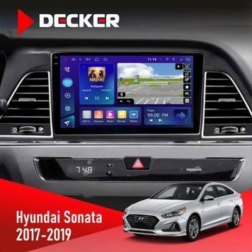 Штатна магнітола Hyundai Sonata 2017-2019 CAN Decker D9-005 4x64, DSP, 360, 4G, 2k НФ-00008208 фото