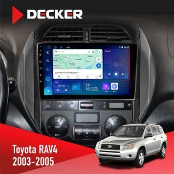 Штатна магнітола Toyota RAV4 2003-2005 Decker D9-007 4x64 DSP 360 4G НФ-00009100 фото