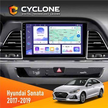 Штатна магнітола Hyundai Sonata 2017-2019 CAN Cyclone C9-008 4x64, DSP НФ-00007031 фото