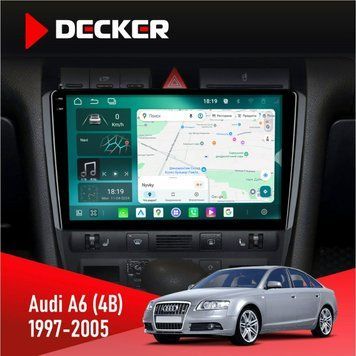 Штатна магнітола Audi A6 (4B) 1997-2005 Decker D9-004 6x128, DSP 360, 2k НФ-00007182 фото