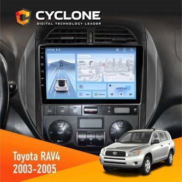Штатна магнітола Toyota RAV4 2003-2005 Cyclone C9-012 4x64 DSP 4G НФ-00009097 фото