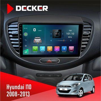 Штатна магнітола Hyundai I10 2008-2013 Decker D9-003 6x128, DSP, 4G, 2k НФ-00004291 фото