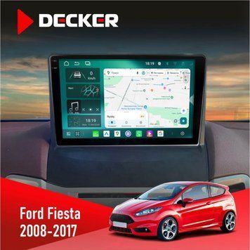 Штатна магнітола Ford Fiesta 2008-2017 Decker D9-004 6x128, DSP 360, 2k НФ-00007221 фото