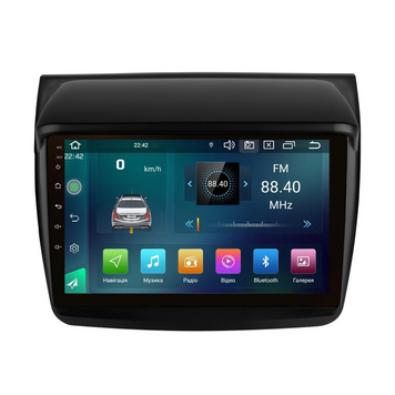 Штатна магнітола Cyclone C9 CPL GSM. 2+32GB. CARPLAY. 4G Mitsubishi Pajero Sport 2008-2015 AR-813930 фото