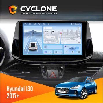 Штатна магнітола Hyundai i30 2017+ Cyclone C9-009 4x64, DSP, 4G, 2k НФ-00007875 фото