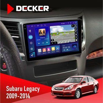 Штатна магнітола Subaru Legacy 2009-2014 Decker D9-005 4x64, DSP, 360, 4G, 2k НФ-00008417 фото