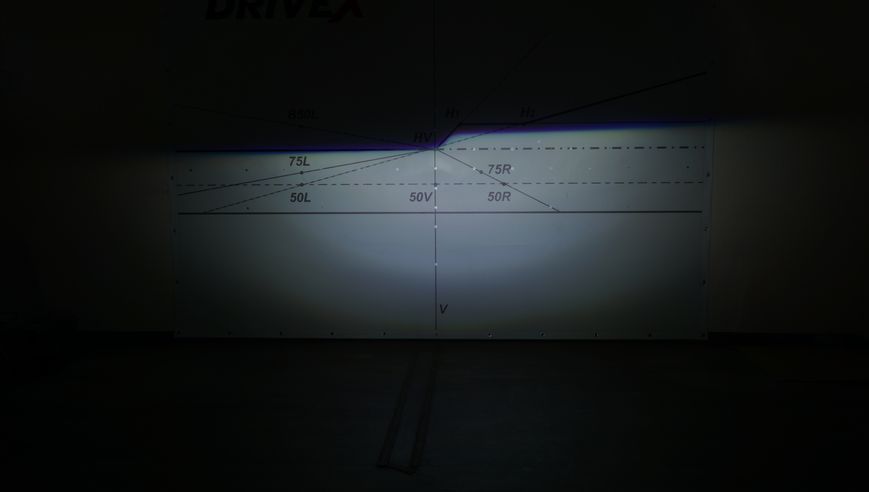 LED лампи автомобільні з лінзою DriveX LE-05 H7 H/L 6000K 50W DX-1367 фото