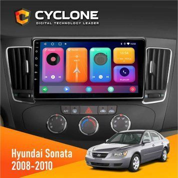 Штатна магнітола Hyundai Sonata 2008-2010 Cyclone C9 CPL 2x32 НФ-00002339 фото