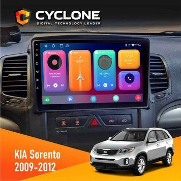 Штатна магнітола KIA Sorento 2009-2012 Cyclone C10-001 2x32 НФ-00004387 фото