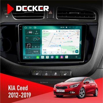 Штатна магнітола KIA Ceed 2012-2019 Decker D9-004 6x128, DSP 360, 2k НФ-00007293 фото