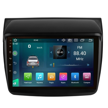 Штатна магнітола Cyclone C9 CPL GSM. 2+32GB. CARPLAY. 4G Mitsubishi L200 2006-2015 AR-813880 фото