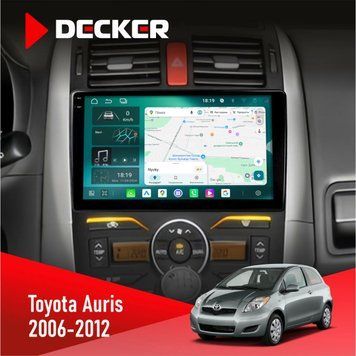 Штатна магнітола Toyota Auris 2006-2012 Decker D9-004 6x128, DSP 360, 2k НФ-00007459 фото
