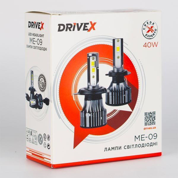 Світлодіодні лампи DriveX ME-09 H27 40W 9-32V 5500K Світлодіодні DX-1346 фото