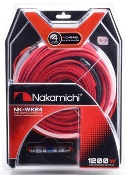 Комплект для подключения усилителя Nakamichi NK-WK24 4GA AR-42271 фото