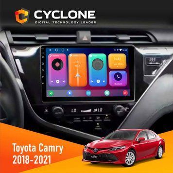Штатна магнітола Toyota Camry 2018-2021 Cyclone C10-001 2x32 НФ-00009040 фото