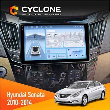 Штатна магнітола Hyundai Sonata (YF) 2010-2014 CAN Cyclone C9-009 4x64, DSP, 4G, 2k НФ-00007884 фото