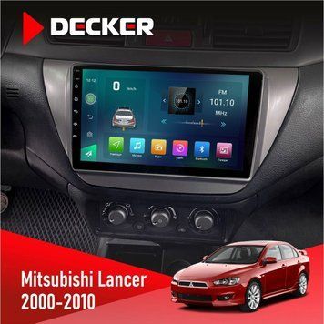 Штатна магнітола Mitsubishi Lancer 9 2000-2010 Decker D9-003 6x128, DSP, 4G, 2k НФ-00004745 фото