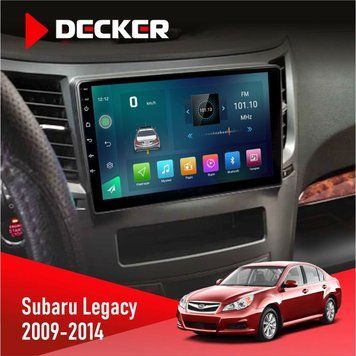 Штатна магнітола Subaru Legacy 2009-2014 Decker D9-003 6x128, DSP, 4G, 2k НФ-00004804 фото